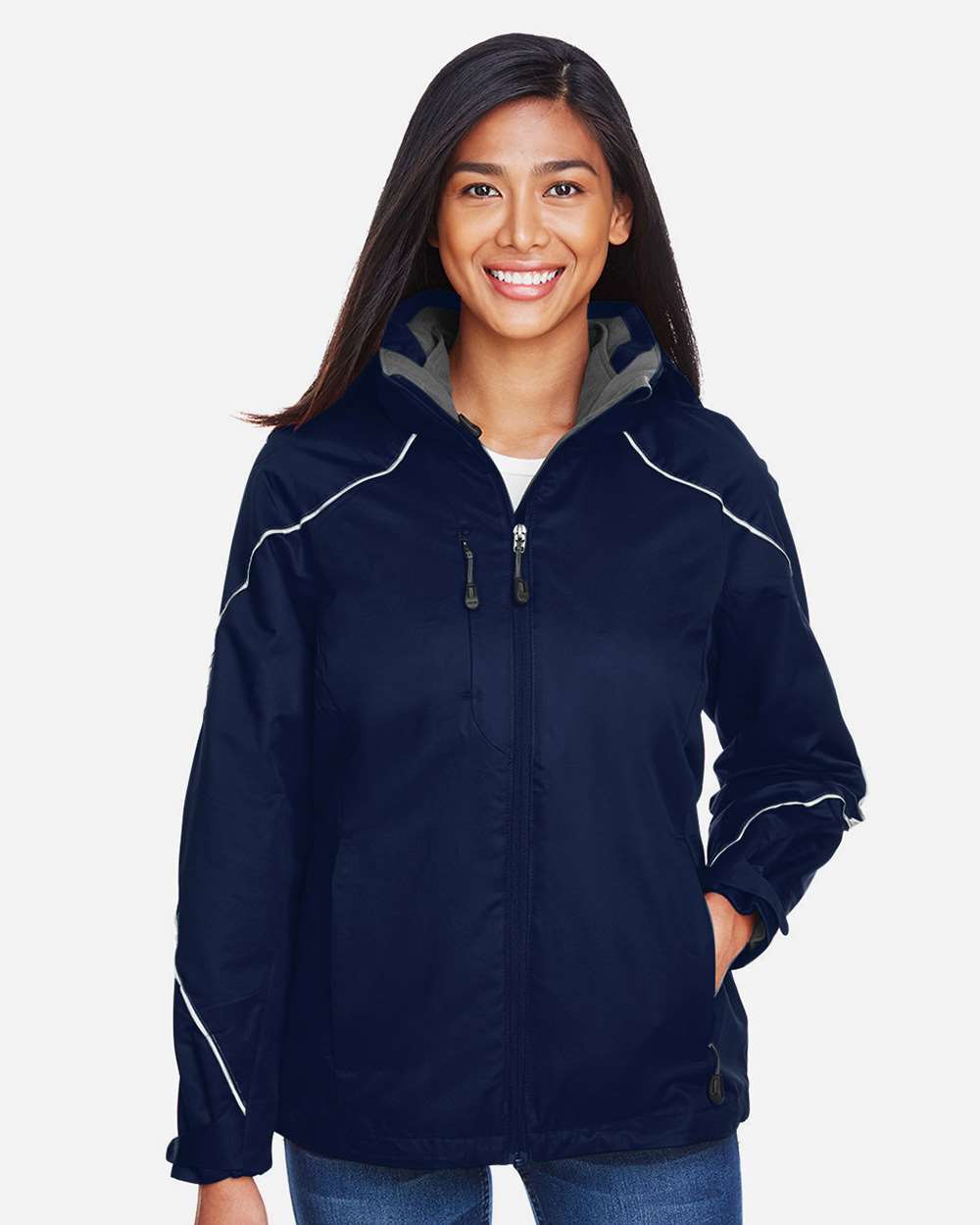 North End-78196-Women's Angle 3-in-1 Jacket with Bonded Fleece Liner - Image 9
