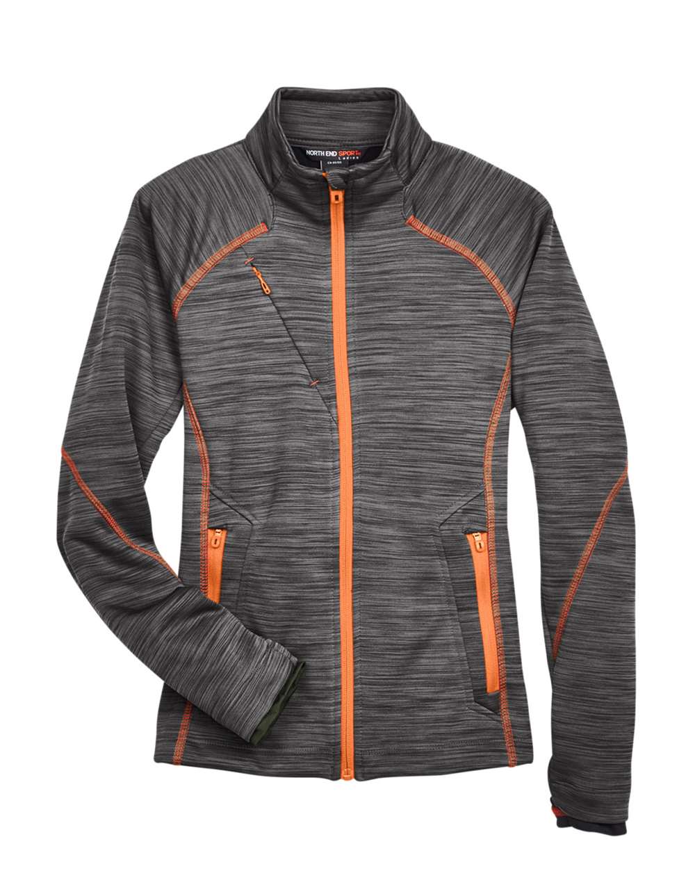 North End-78697-Women's Flux Mélange Bonded Fleece Jacket - Image 17