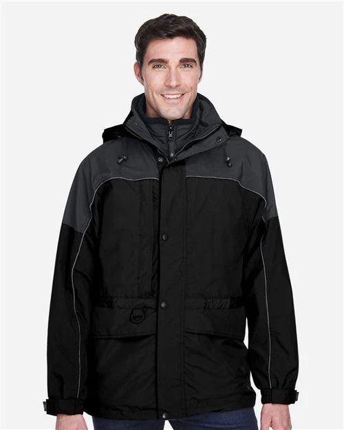 North End-88006-Men's 3-in-1 Two-Tone Parka - Image 18