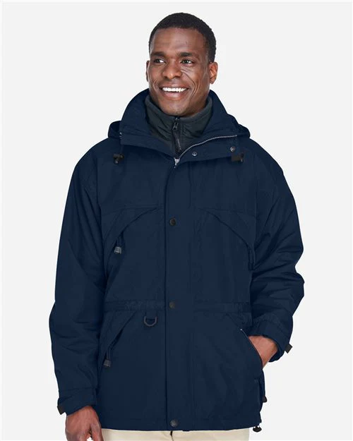 North End-88007-Men's 3-in-1 Parka with Dobby Trim - Image 13
