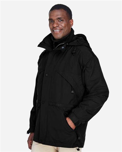 North End-88007-Men's 3-in-1 Parka with Dobby Trim - Image 16