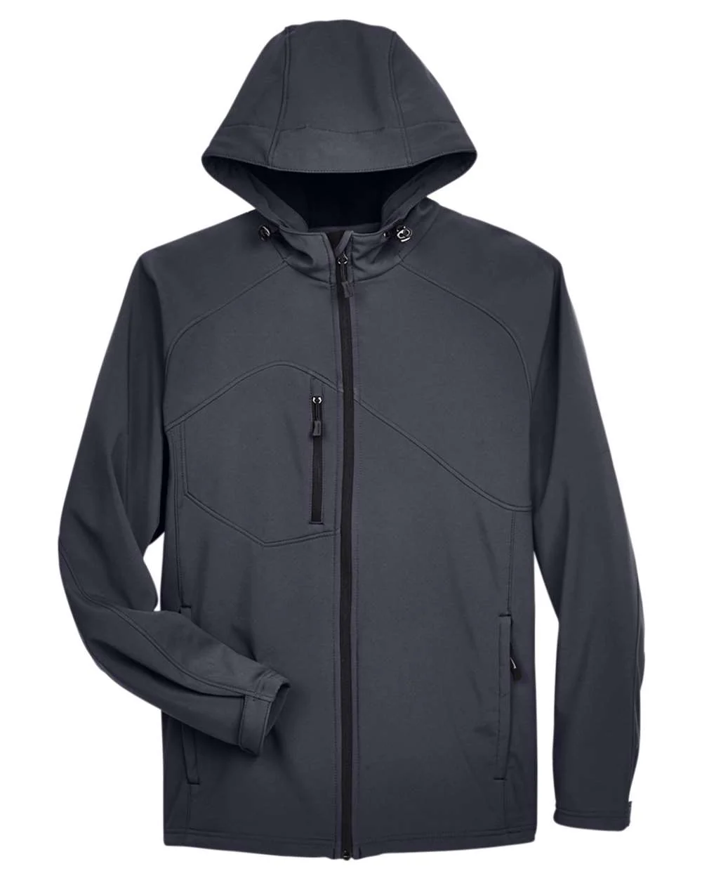 North End-88166-Men's Glacier Insulated Three-Layer Fleece Soft Shell Hood Jacket - Image 12