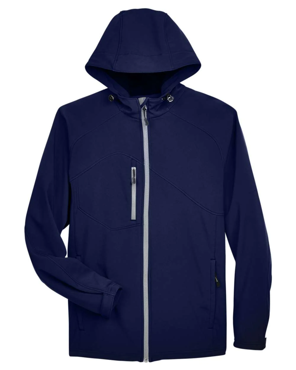 North End-88166-Men's Glacier Insulated Three-Layer Fleece Soft Shell Hood Jacket - Image 7