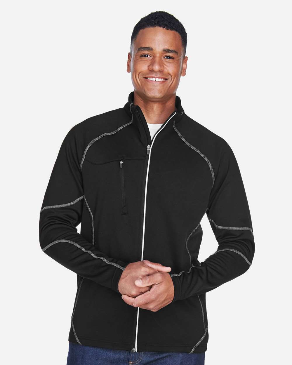 North End-88174-Men's Gravity Performance Fleece Jacket - Image 3