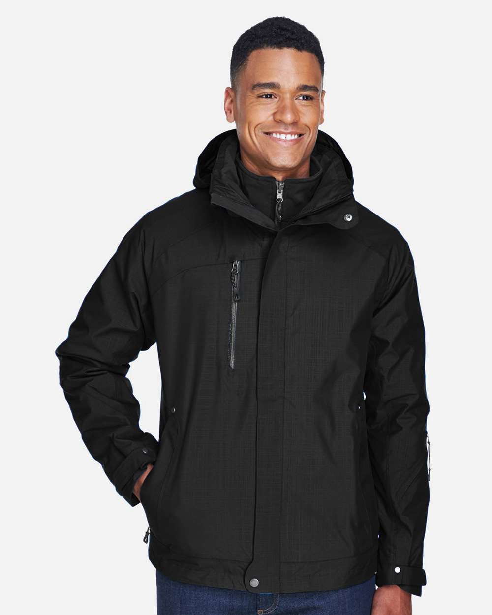 North End-88178-Men's Caprice 3-in-1 Jacket with Soft Shell Liner - Image 3