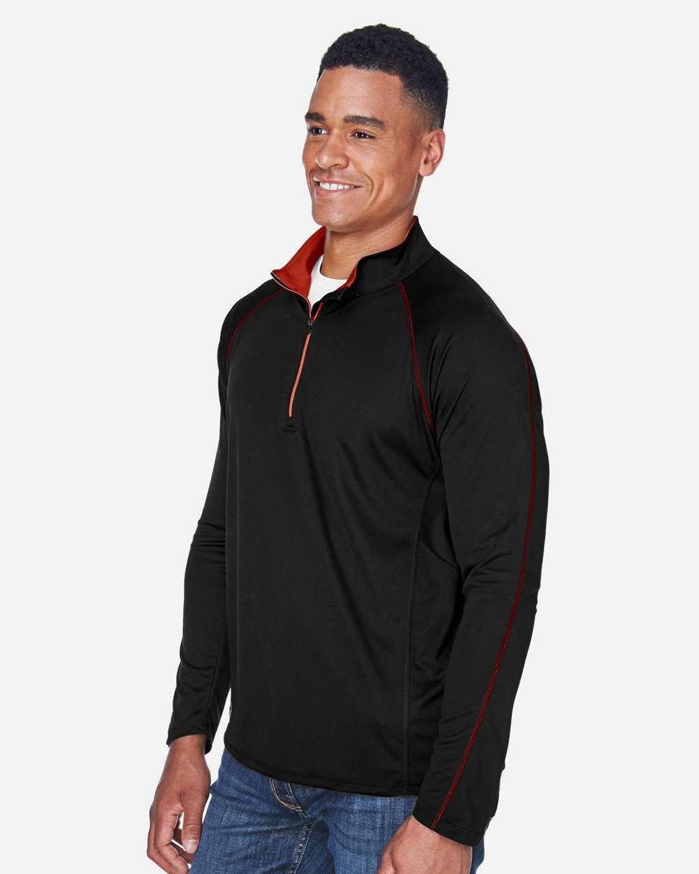 North End-88187-Men's Radar Performance Quarter-Zip Pullover - Image 10