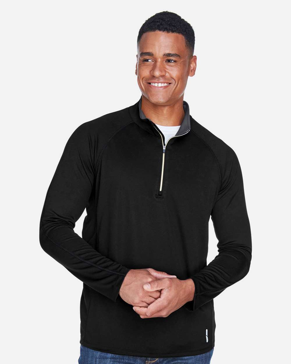 North End-88187-Men's Radar Performance Quarter-Zip Pullover - Image 3