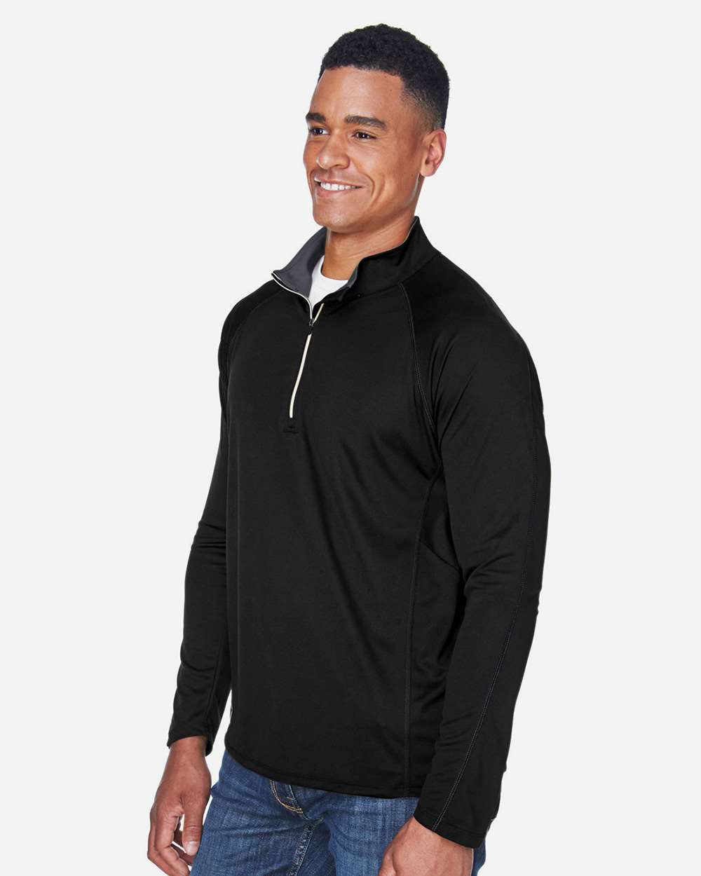 North End-88187-Men's Radar Performance Quarter-Zip Pullover - Image 4
