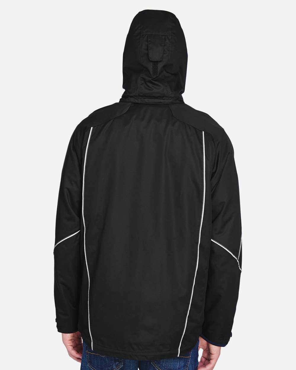 North End-88196-Men's Angle 3-In-1 Jacket with Bonded Fleece Liner - Image 5
