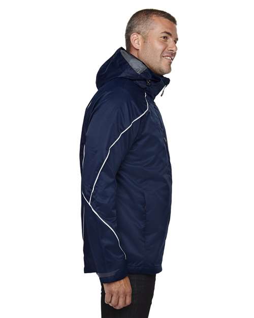 North End-88196T-Men's Tall Angle 3-in-1 Jacket with Bonded Fleece Liner - Image 3