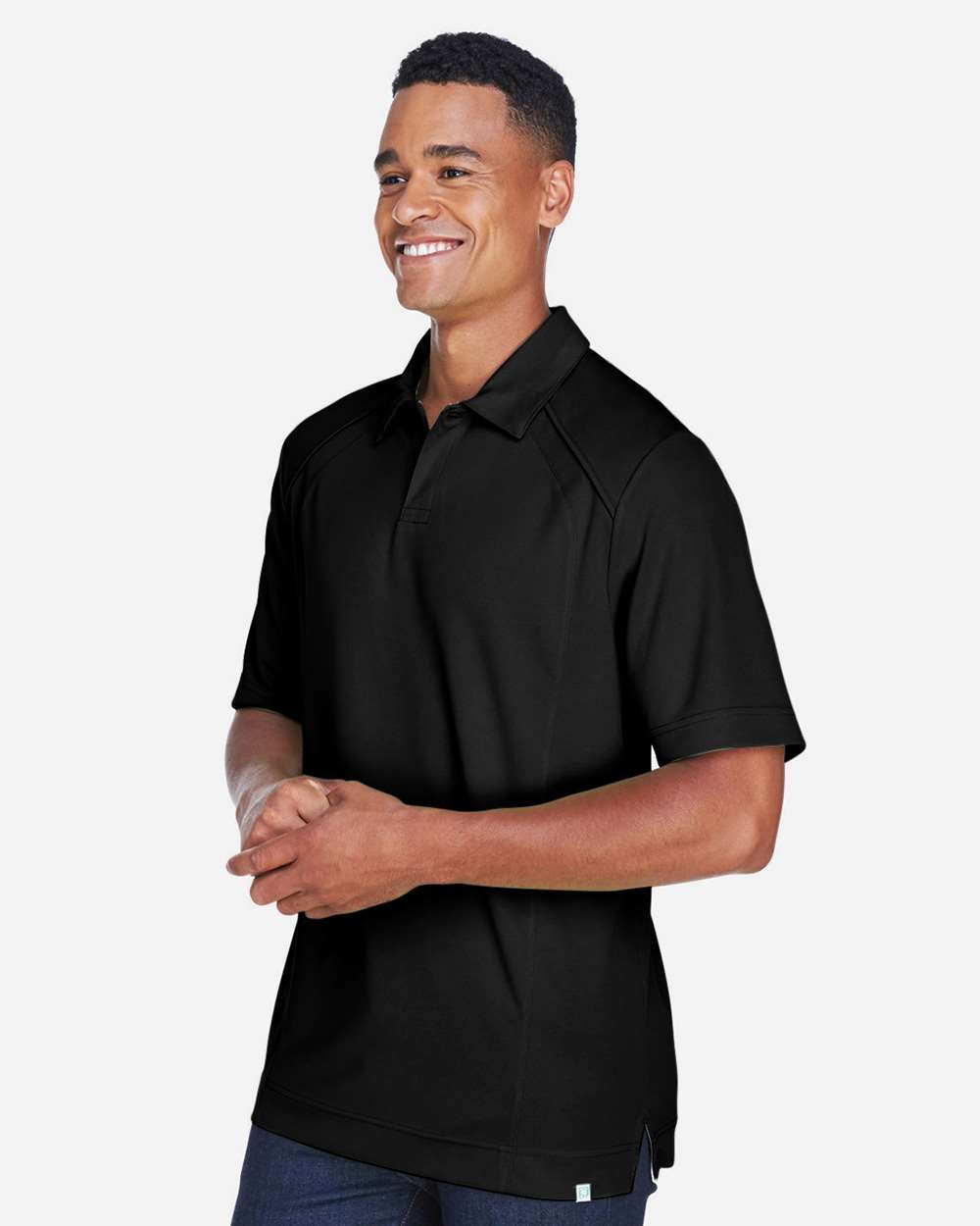 North End-88632-Men's Recycled Polyester Performance Pique Polo - Image 4