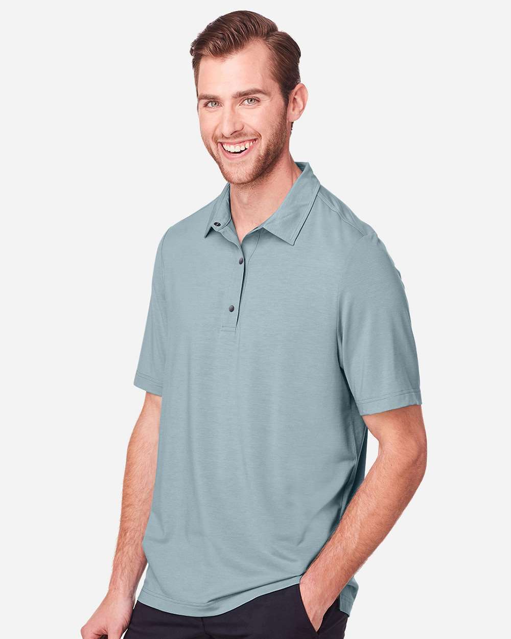 North End-NE100-Men's JAQ Snap-Up Stretch Performance Polo - Image 30