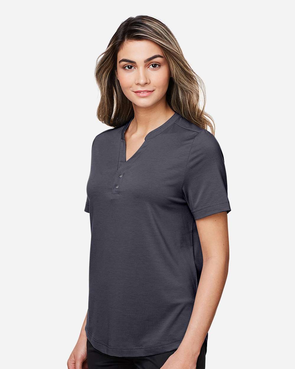 North End-NE100W-Women's JAQ Snap-Up Stretch Performance Polo - Image 15