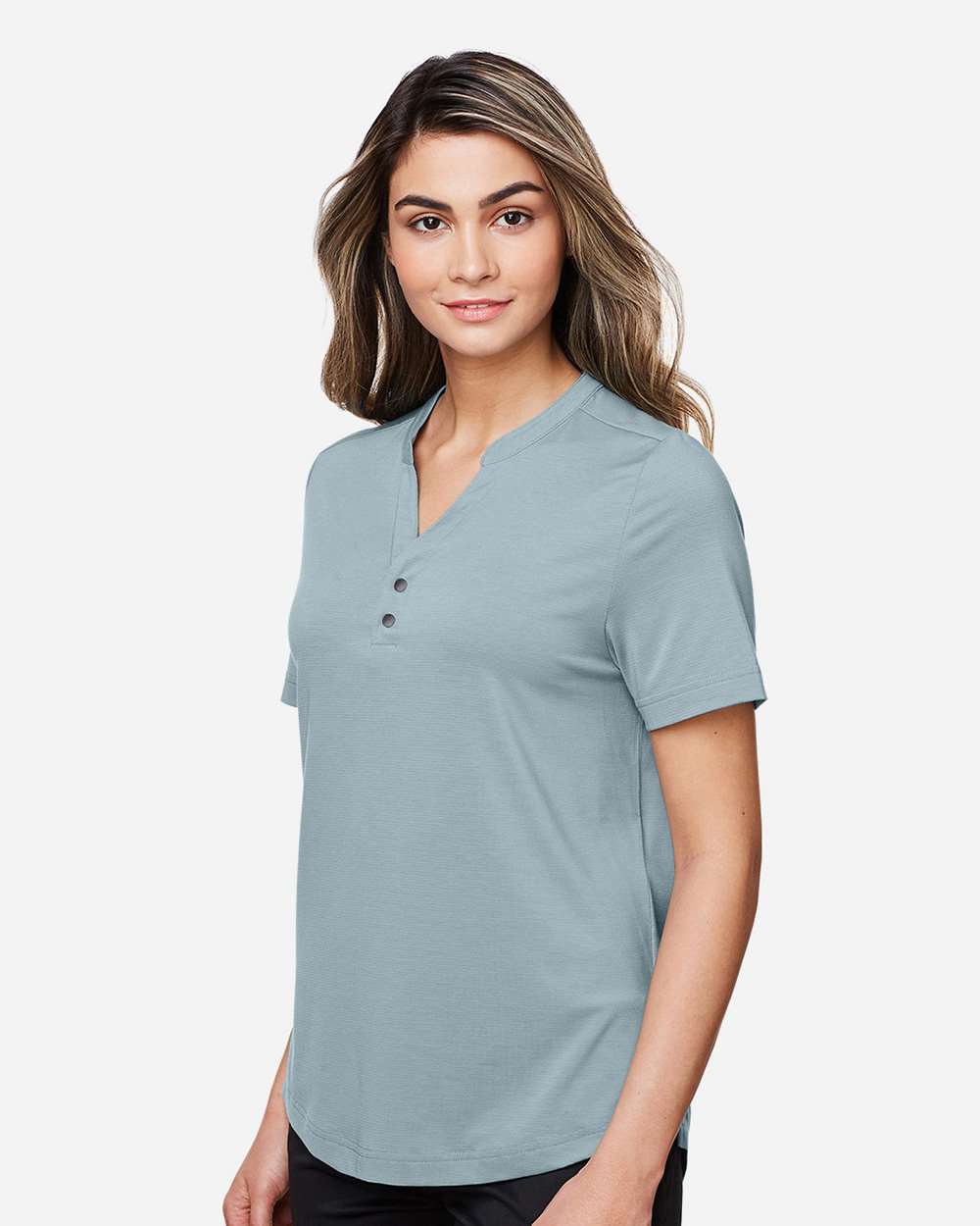 North End-NE100W-Women's JAQ Snap-Up Stretch Performance Polo - Image 30