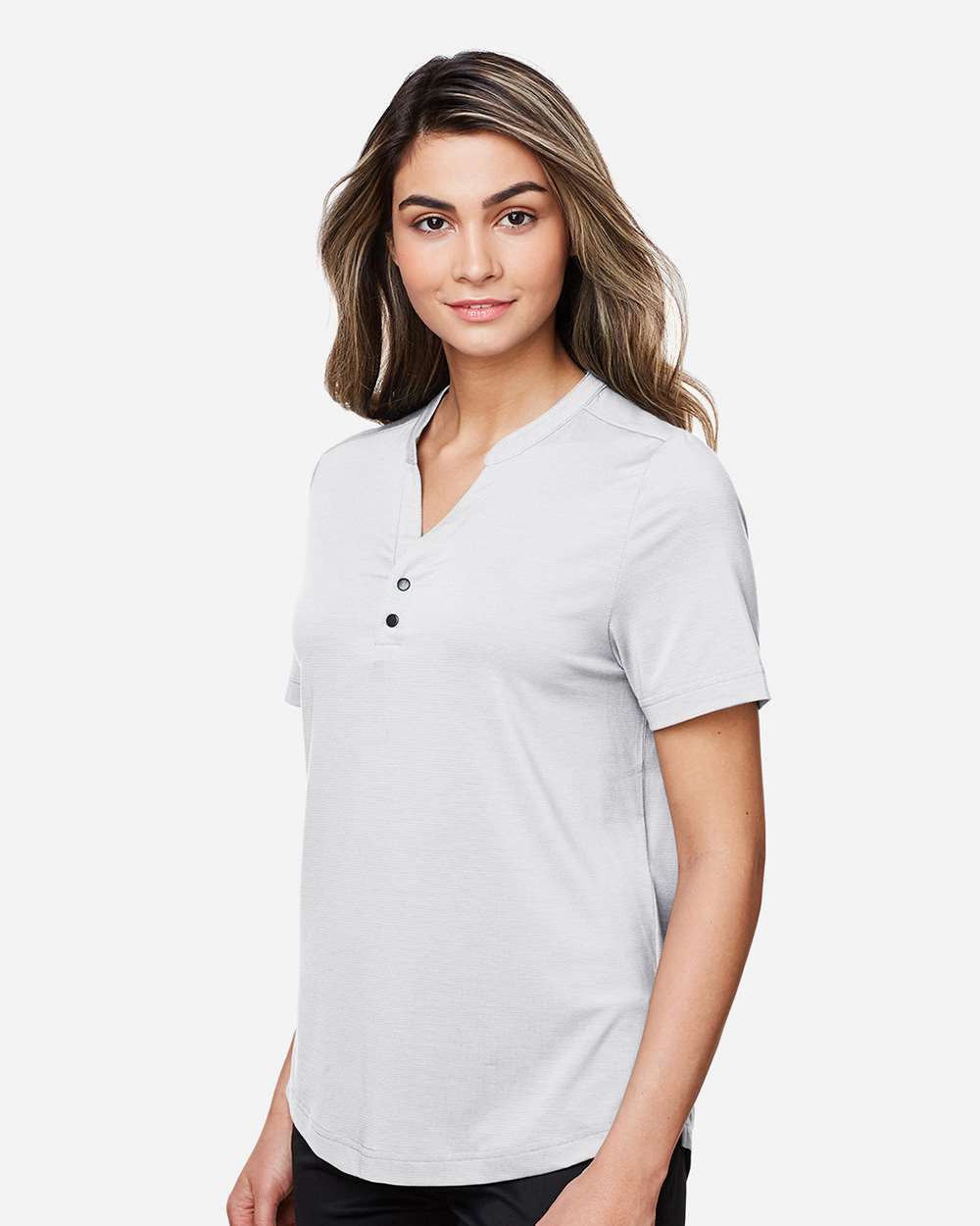 North End-NE100W-Women's JAQ Snap-Up Stretch Performance Polo - Image 35