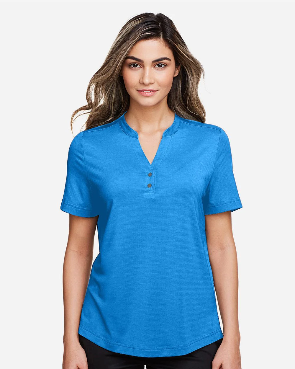 North End-NE100W-Women's JAQ Snap-Up Stretch Performance Polo - Image 6