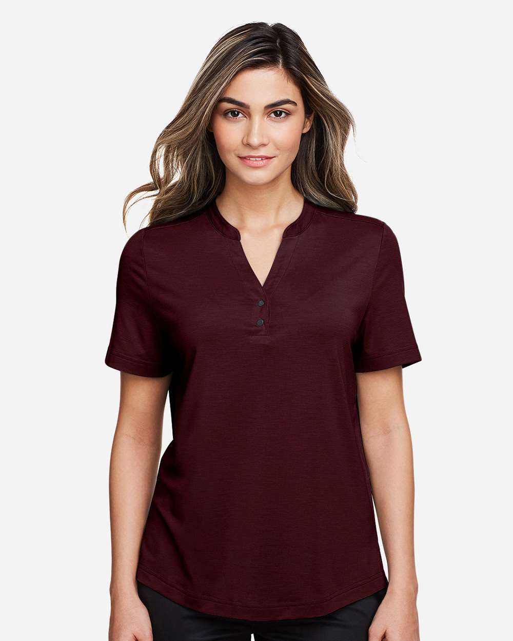North End-NE100W-Women's JAQ Snap-Up Stretch Performance Polo - Image 9