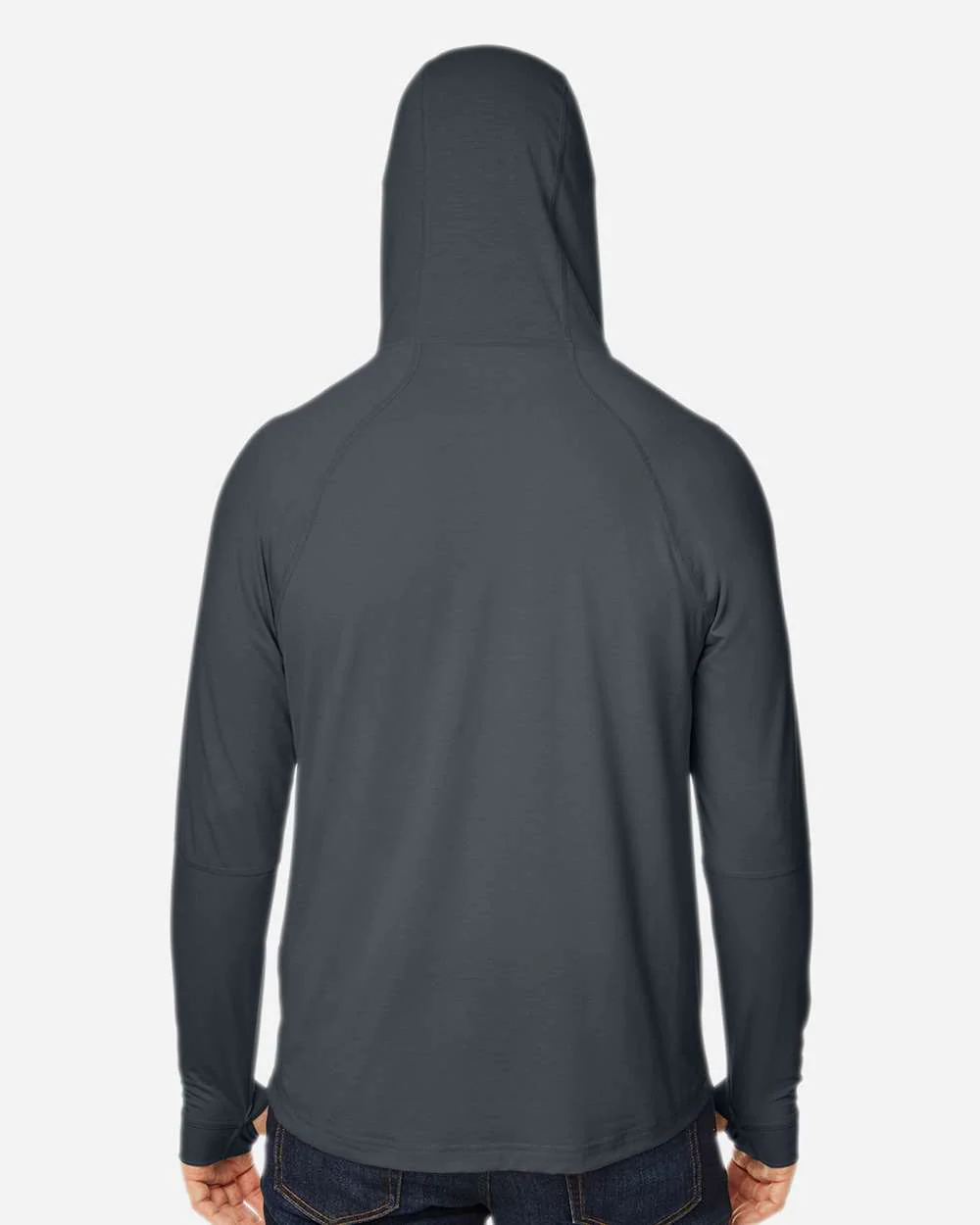 North End-NE105-Unisex JAQ Stretch Performance Hooded Long Sleeve T-Shirt - Image 13