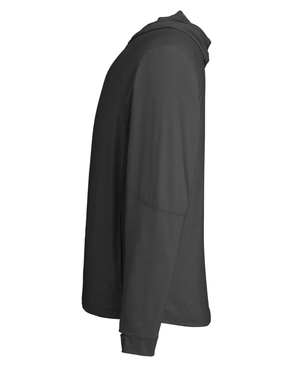 North End-NE105-Unisex JAQ Stretch Performance Hooded Long Sleeve T-Shirt - Image 3