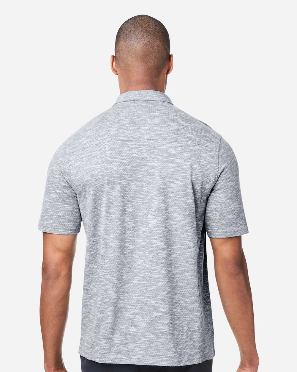 North End-NE115-Men's Eclipse Jacquard Polo - Image 6