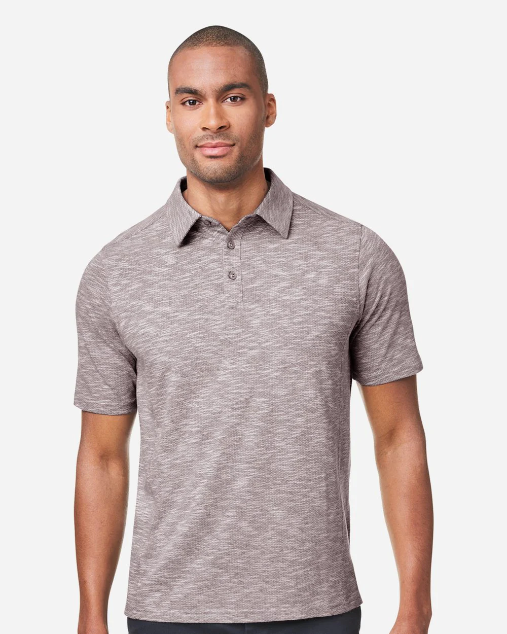 North End-NE115-Men's Eclipse Jacquard Polo - Image 7