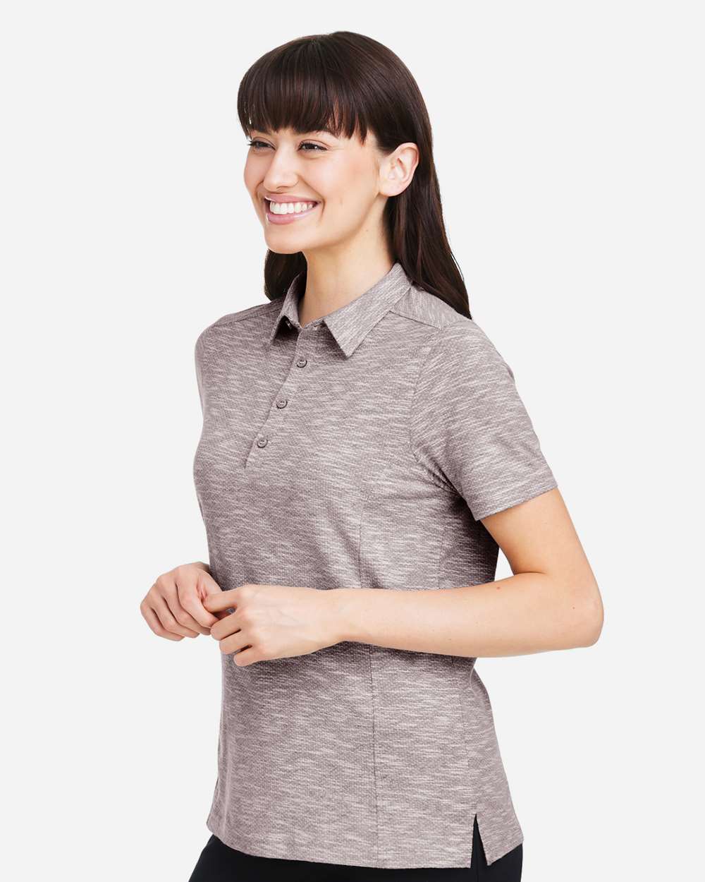 North End-NE115W-Women's Eclipse Jacquard Polo - Image 12