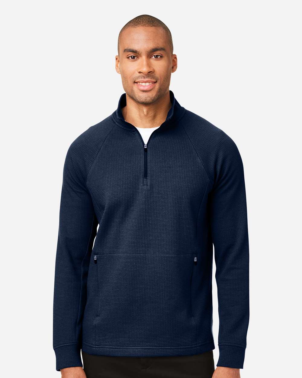 North End-NE200-Men's Rhythm Waffle Quarter-Zip Pullover - Image 17