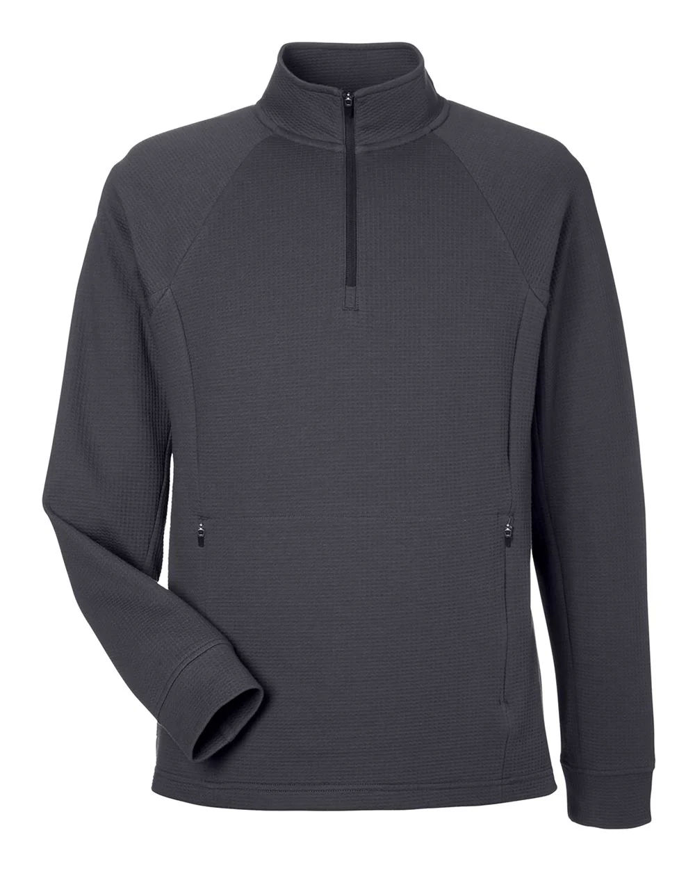 North End-NE200-Men's Rhythm Waffle Quarter-Zip Pullover - Image 8