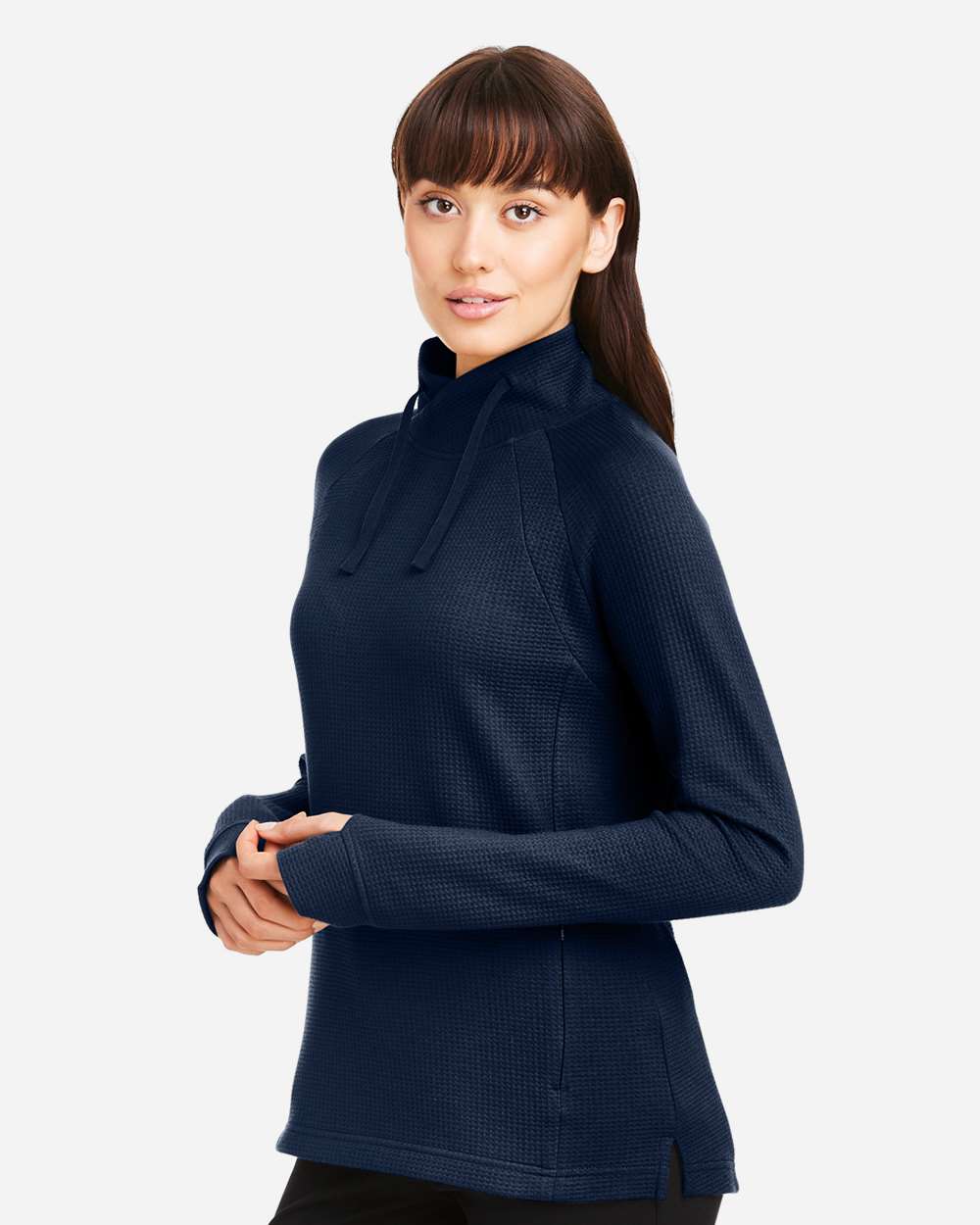 North End-NE200W-Women's Rhythm Waffle Pullover - Image 18