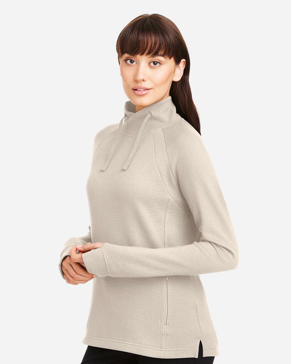 North End-NE200W-Women's Rhythm Waffle Pullover - Image 24
