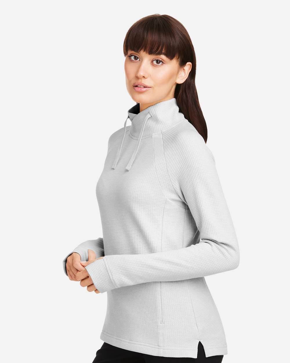 North End-NE200W-Women's Rhythm Waffle Pullover - Image 30
