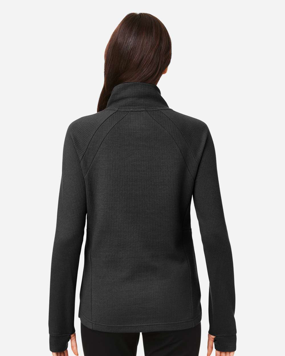 North End-NE200W-Women's Rhythm Waffle Pullover - Image 6