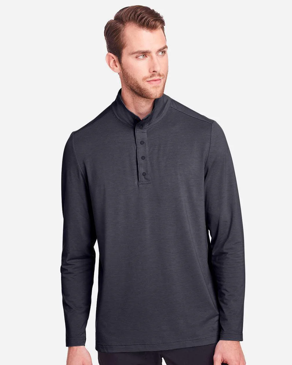 North End-NE400-Men's JAQ Snap-Up Stretch Performance Pullover - Image 14