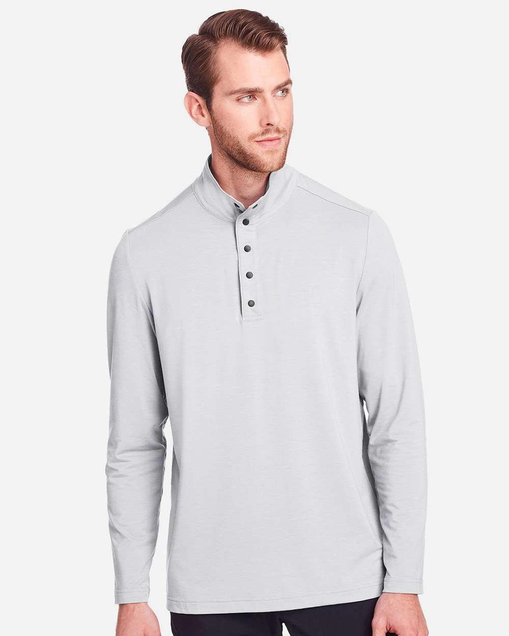North End-NE400-Men's JAQ Snap-Up Stretch Performance Pullover - Image 29
