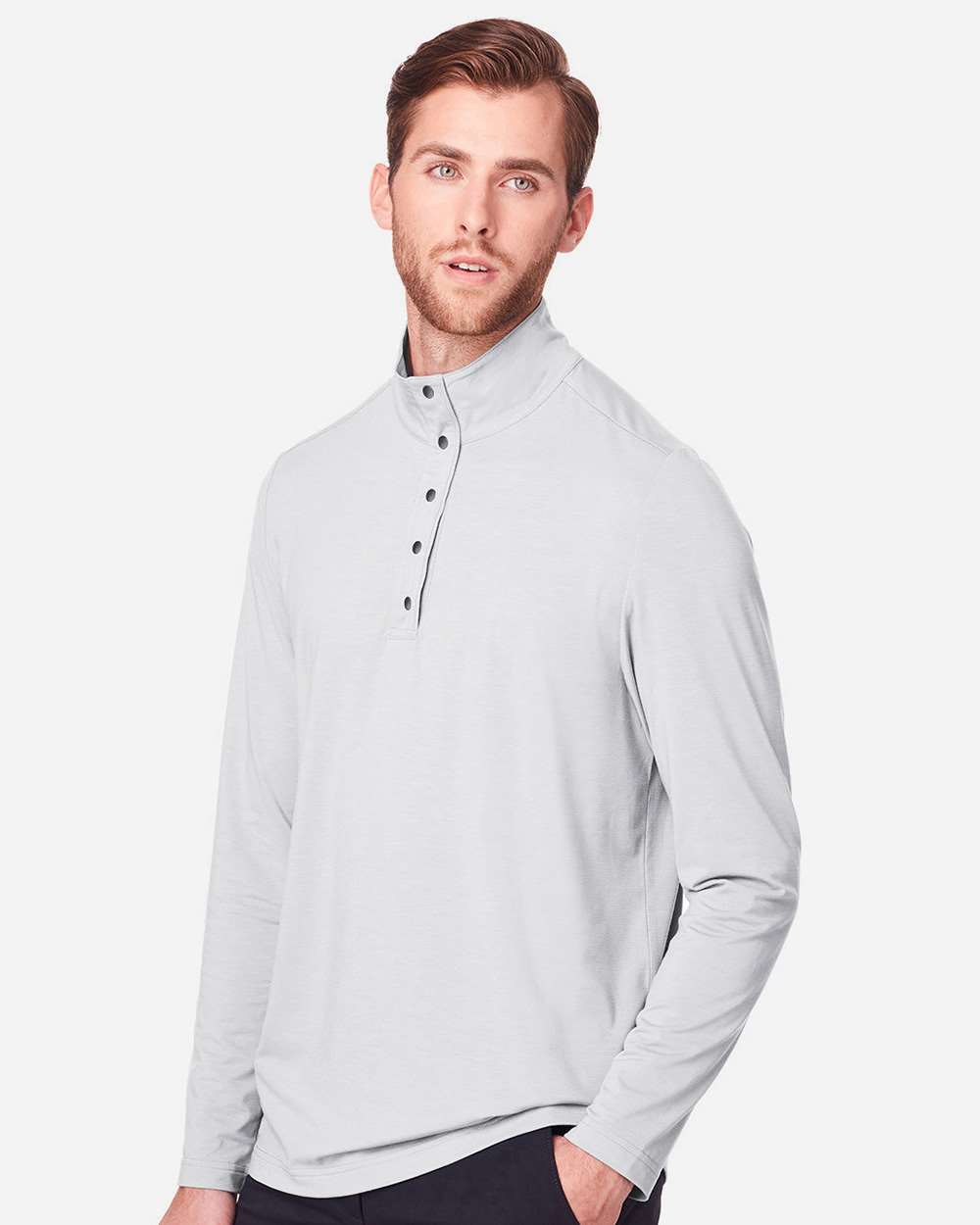 North End-NE400-Men's JAQ Snap-Up Stretch Performance Pullover - Image 30