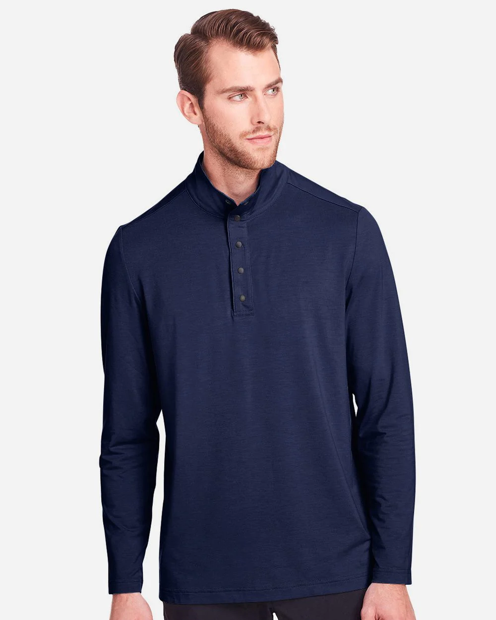 North End-NE400-Men's JAQ Snap-Up Stretch Performance Pullover - Image 6