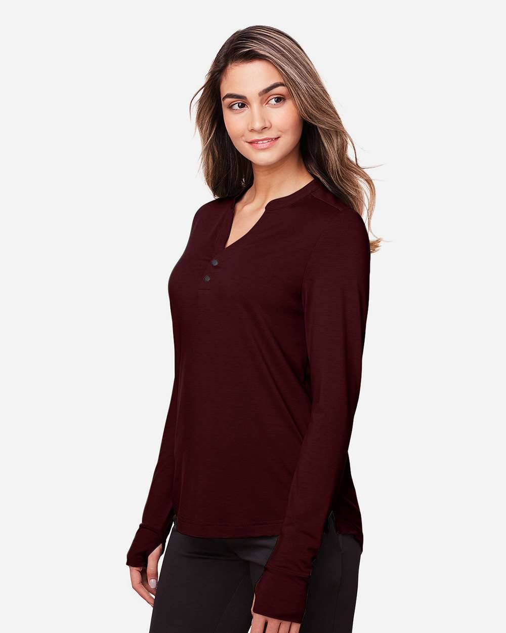 North End-NE400W-Women's JAQ Snap-Up Stretch Performance Pullover - Image 10