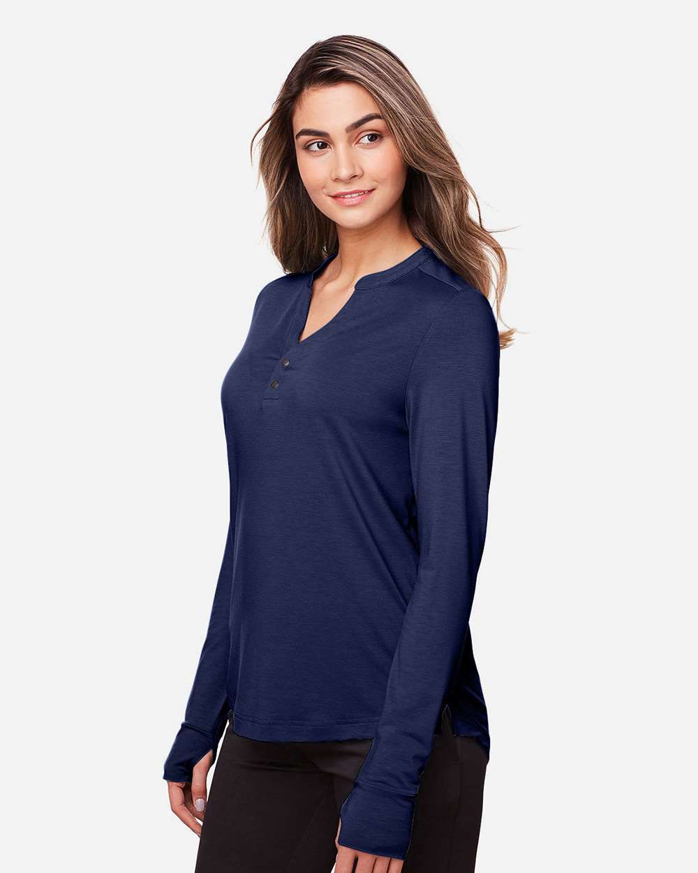 North End-NE400W-Women's JAQ Snap-Up Stretch Performance Pullover - Image 20