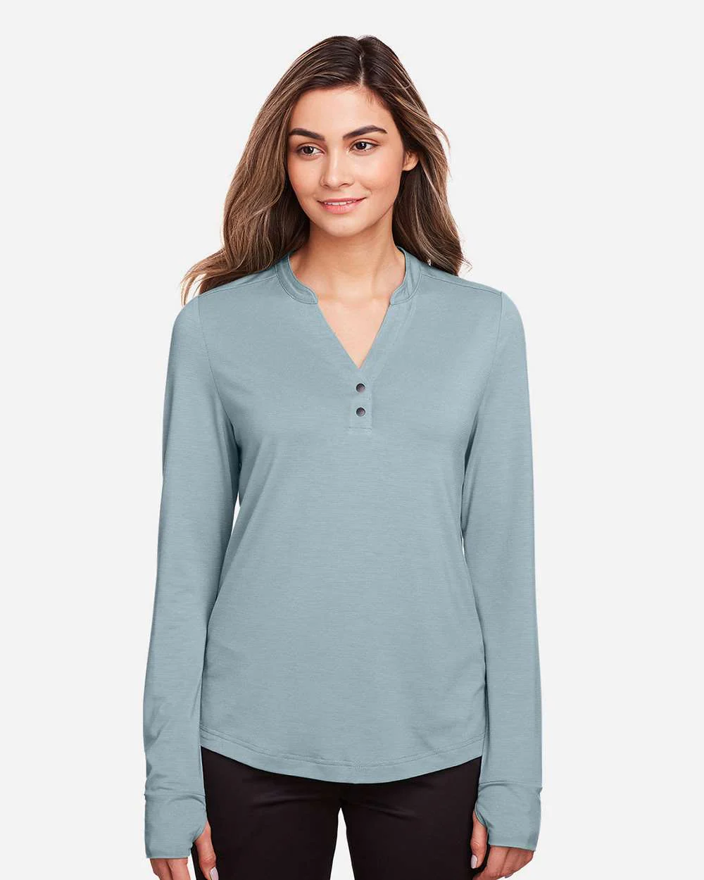 North End-NE400W-Women's JAQ Snap-Up Stretch Performance Pullover - Image 24