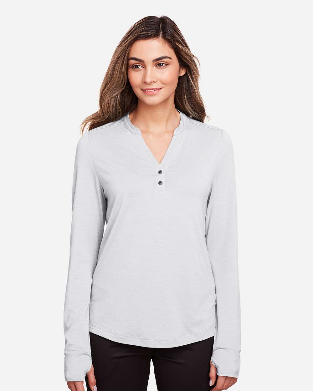 North End-NE400W-Women's JAQ Snap-Up Stretch Performance Pullover - Image 29