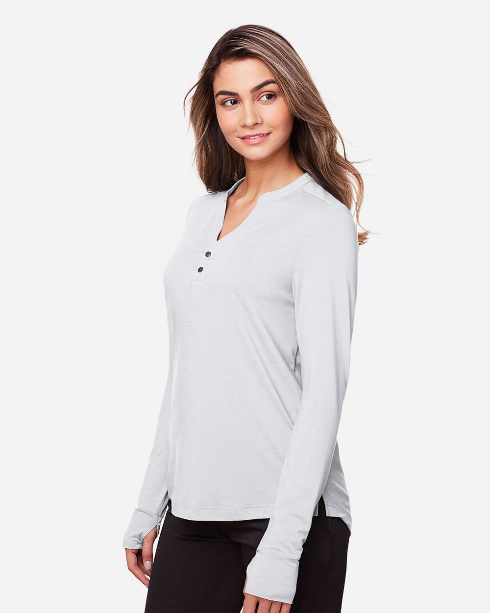 North End-NE400W-Women's JAQ Snap-Up Stretch Performance Pullover - Image 30
