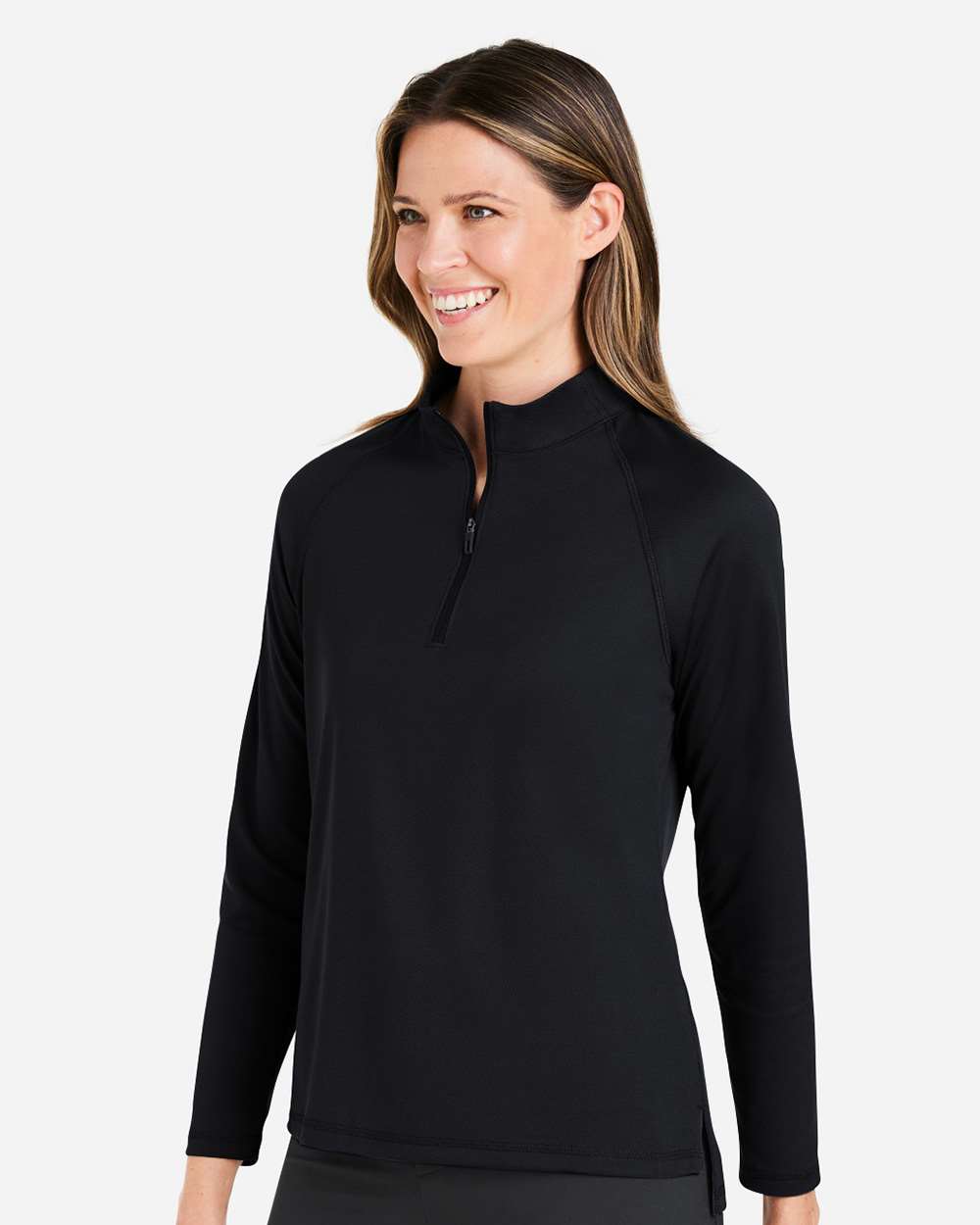 North End-NE410W-Women's Revive Coolcore® Quarter-Zip Pullover - Image 5