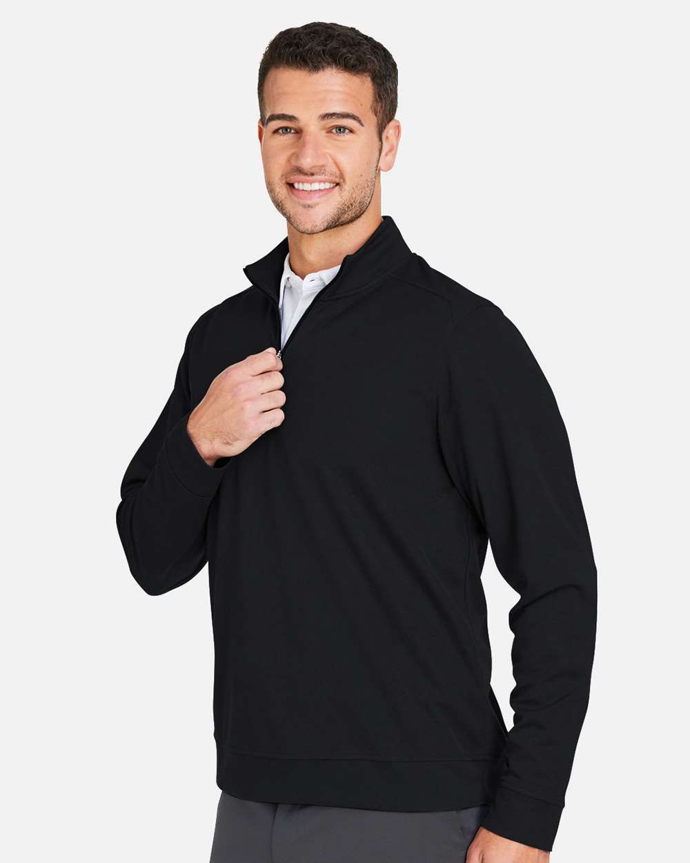 North End-NE412-Men's Express Tech Performance Pique Quarter-Zip Pullover - Image 5