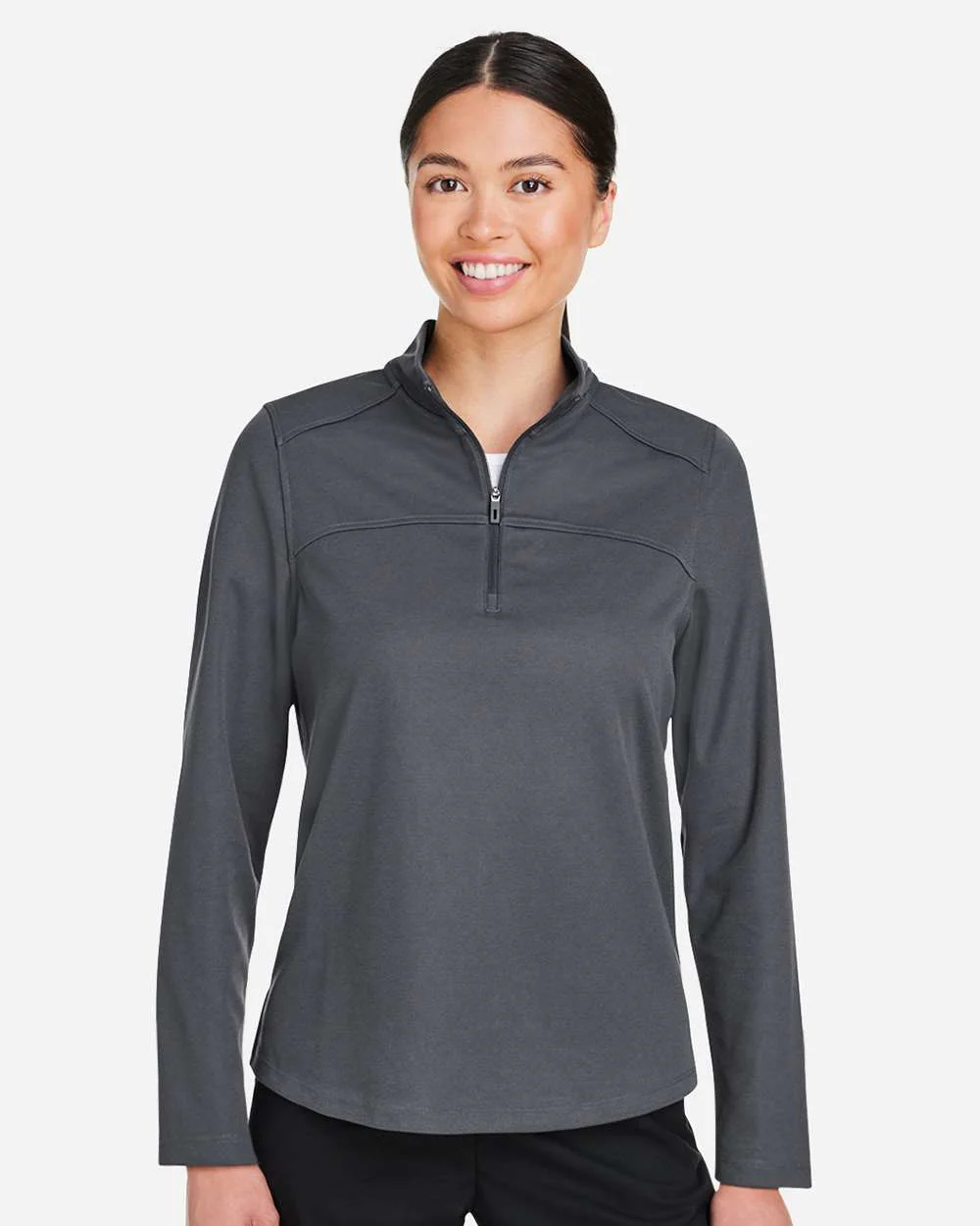 North End-NE412W-Women's Express Tech Performance Pique Quarter-Zip Pullover - Image 11