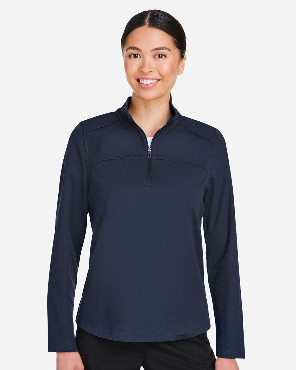 North End-NE412W-Women's Express Tech Performance Pique Quarter-Zip Pullover - Image 17