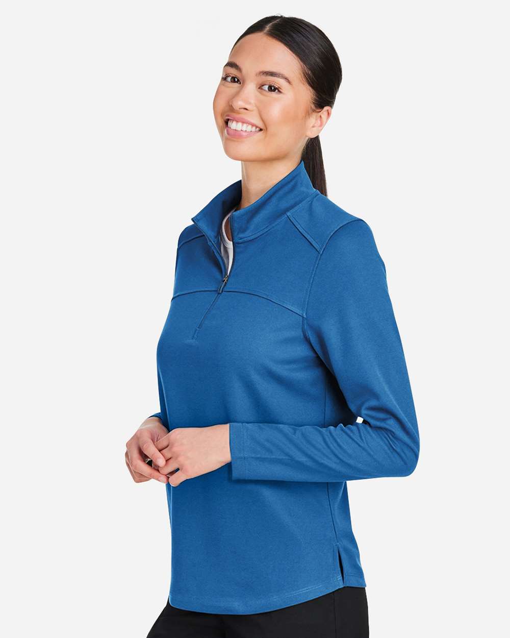 North End-NE412W-Women's Express Tech Performance Pique Quarter-Zip Pullover - Image 24