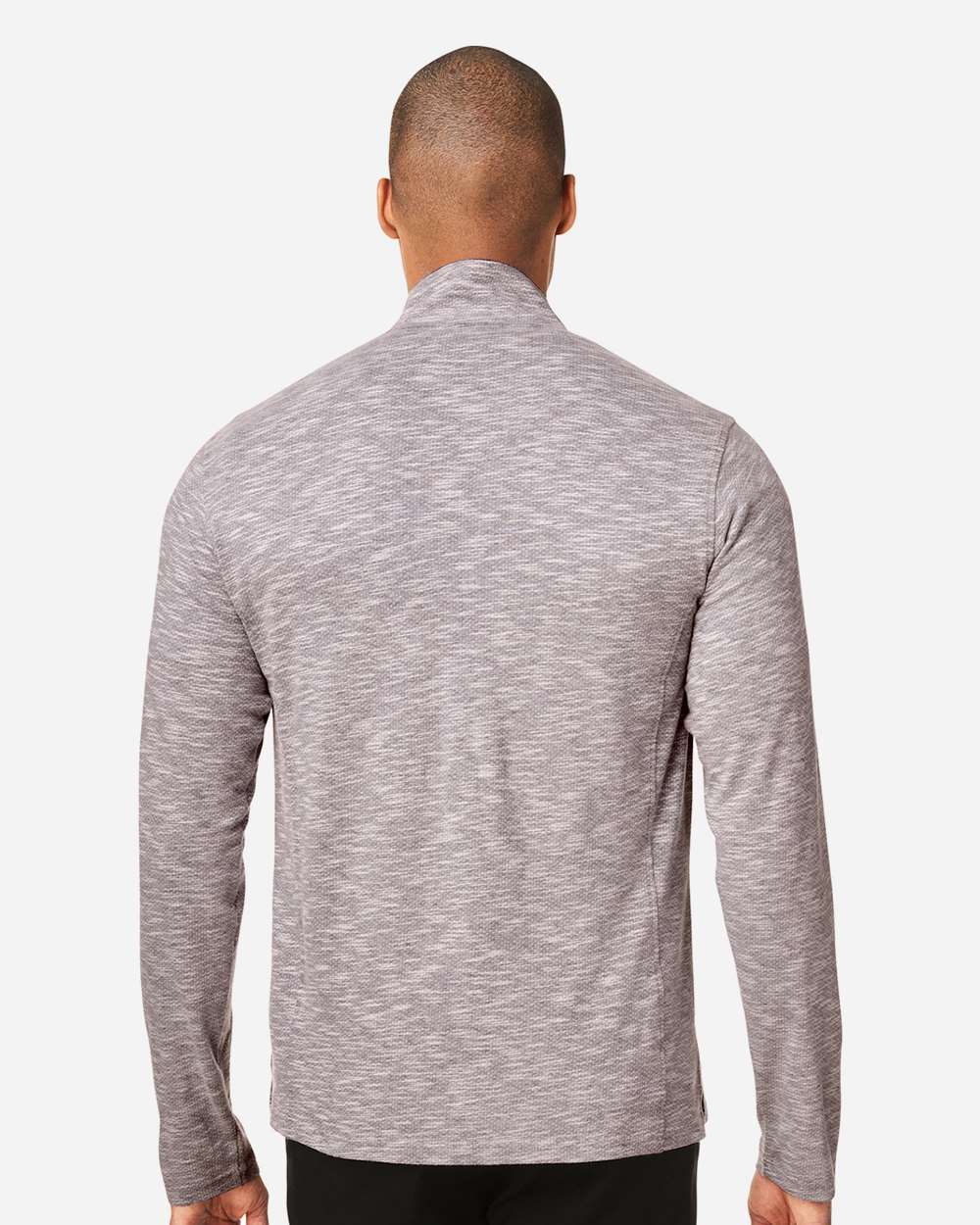 North End-NE415-Men's Eclipse Jacquard Quarter-Zip Pullover - Image 13