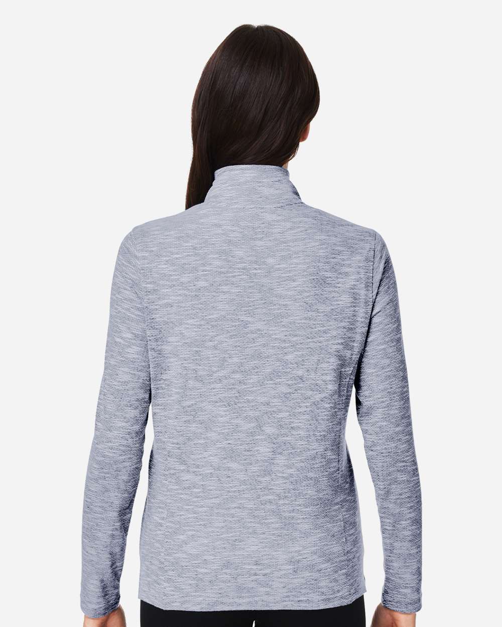 North End-NE415W-Women's Eclipse Jacquard Quarter-Zip Pullover - Image 19