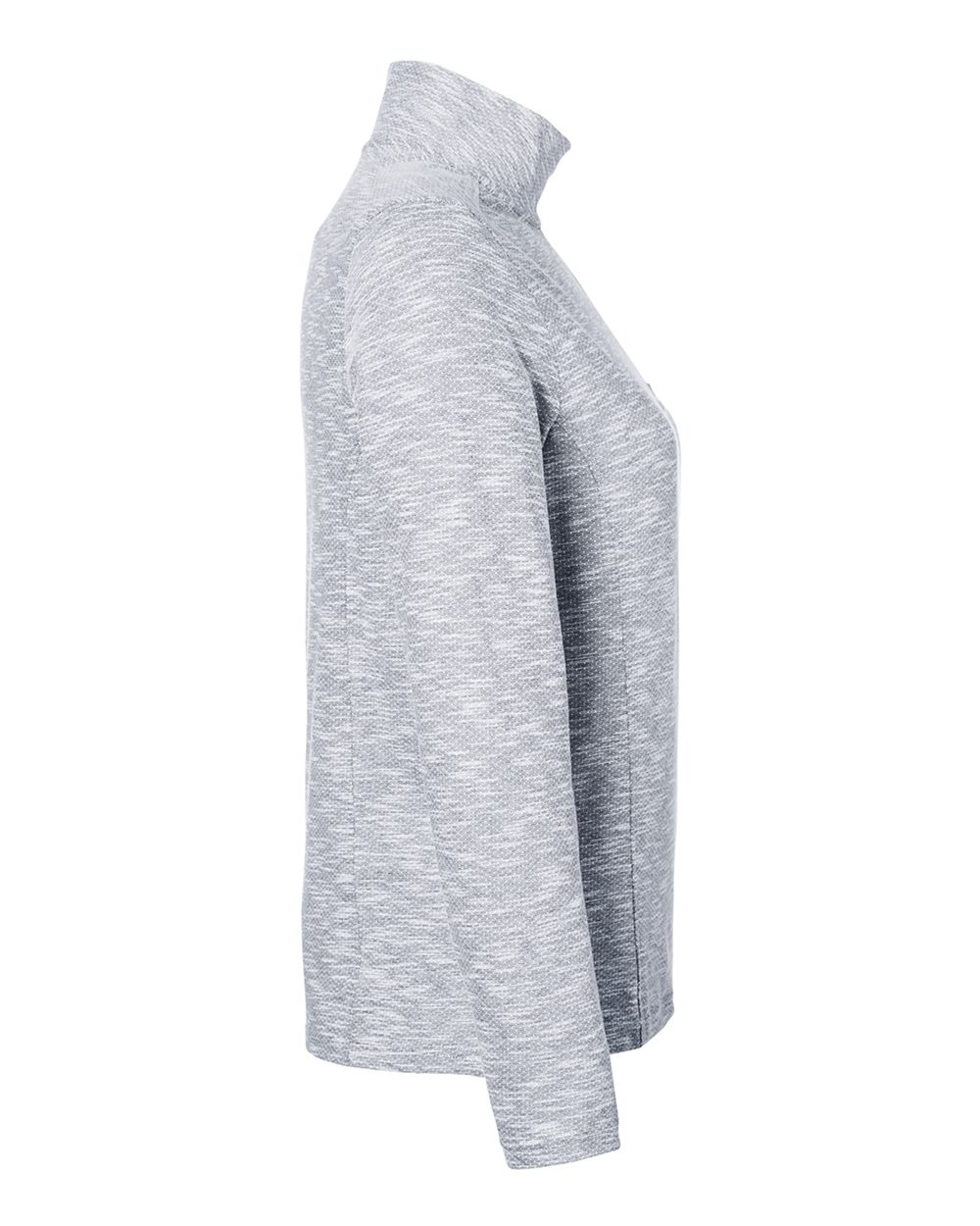 North End-NE415W-Women's Eclipse Jacquard Quarter-Zip Pullover - Image 3