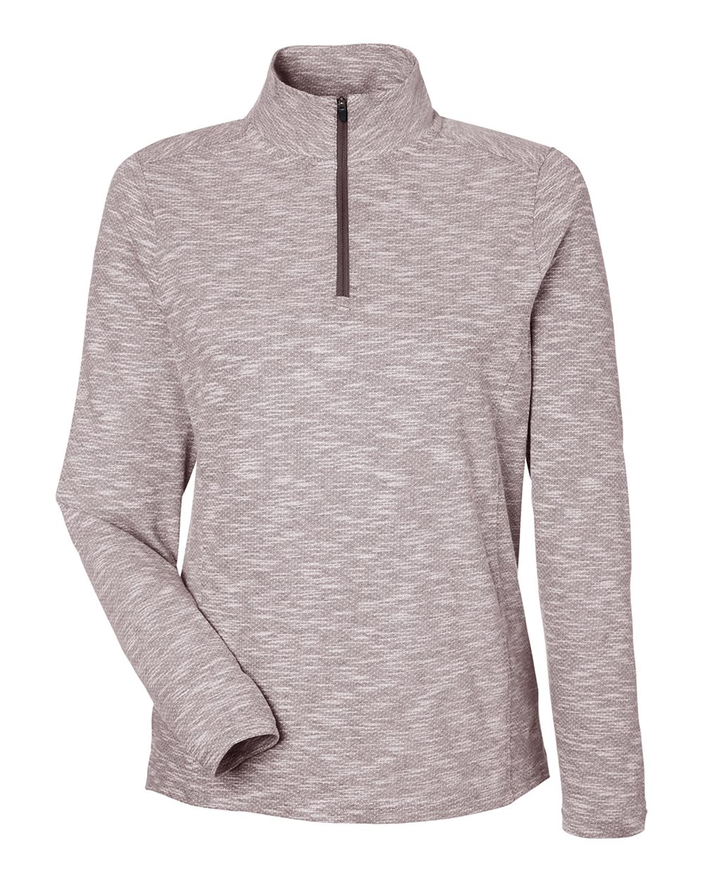 North End-NE415W-Women's Eclipse Jacquard Quarter-Zip Pullover - Image 8